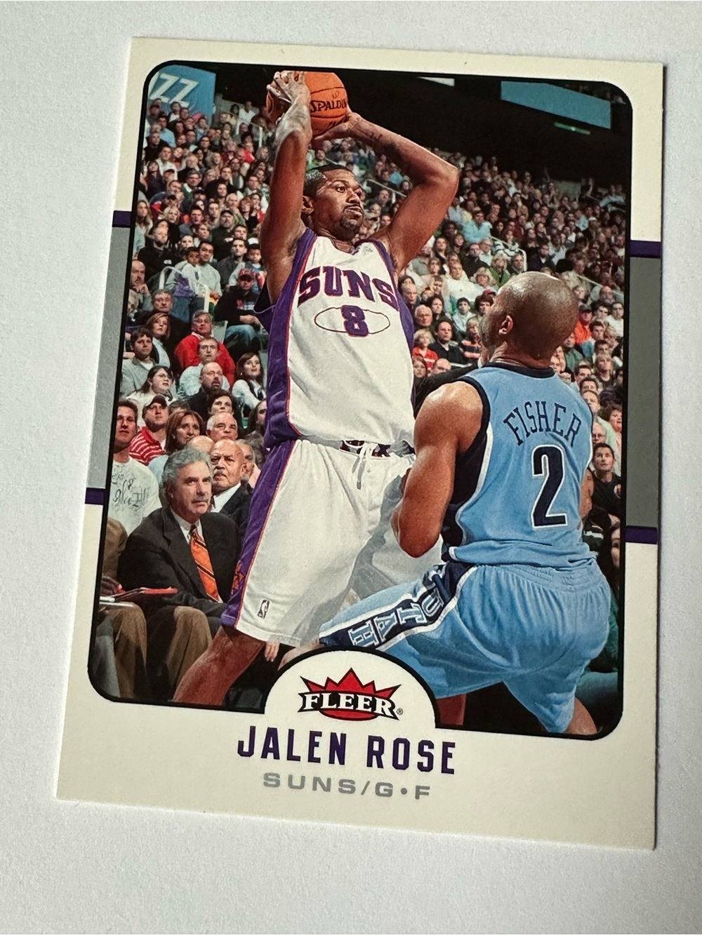 Jalen Rose Suns Trading Card - White & Purple